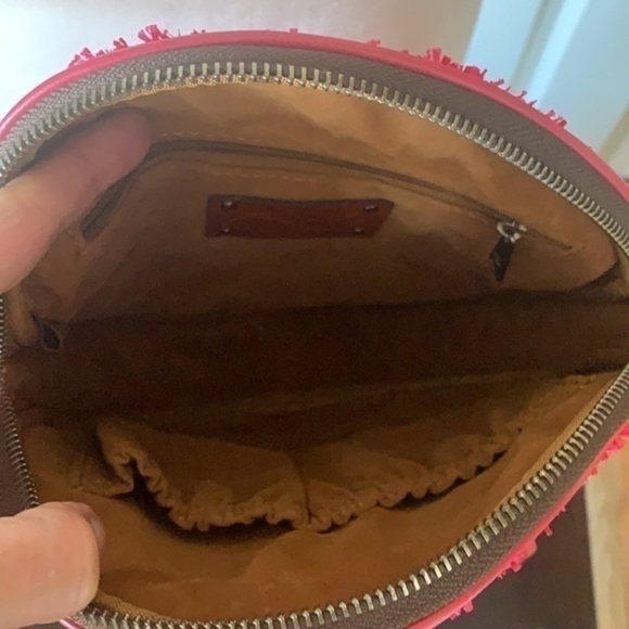 Patricia Nash Eve Woven Straw Canteen Crossbody - Picture 5 of 7